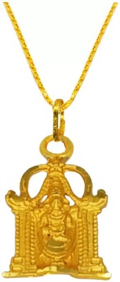 M Men Style Religious Jewellery Lord Tirupati Balaji Pendant with Chain Metal, Stainless Steel Pendant