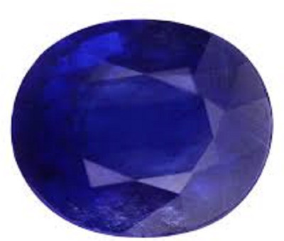 KUSHMIWAL GEMS 10.25 Ratti Natural Blue Sapphire/Neelam Stone Lab-Certified Cylone Quality Sapphire Stone