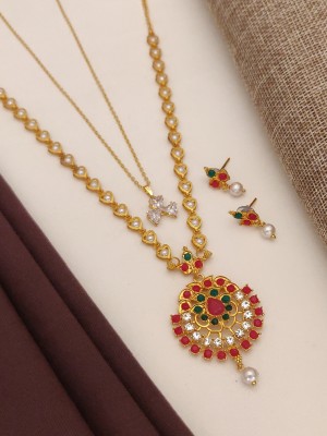 Hongan Pendant set Gold-plated Alloy Pendant Set