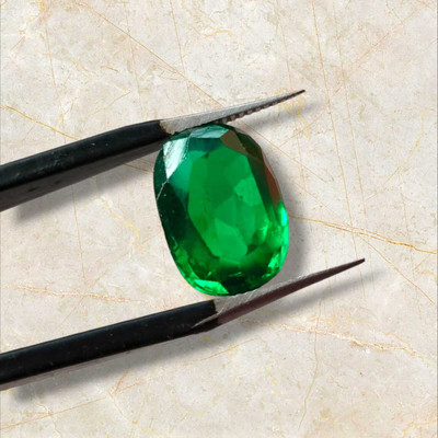 Vanishree World 6.70 Carat Natural Colombian Emerald – Panna Stone Onyx Emerald Stone