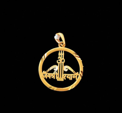 DIVS FASHION Jay shree shyam ring styles pendant Gold-plated Brass Pendant