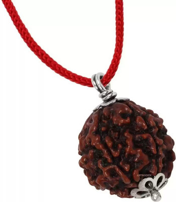Chopra Gems Seven Mukhi Rudraksha Certified/Original 7 Mukhi Rudraksh/Natural Rudraksha Brass