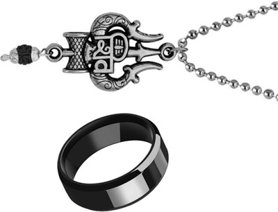 Dynamic Retail Global Stainless Steel Sterling Silver Multicolor Jewellery Set(Pack of 3)