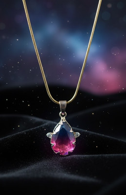 Arzu The Aurora Royale Pendant Necklace Gold-plated Zircon Stainless Steel Pendant