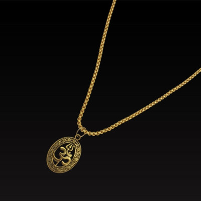 Fine Creation SHIV SHAKTI KAVACH LOCKET Gold-plated Brass, Alloy Locket Set