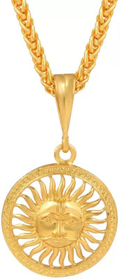 LABHUBAMON 1 gram Pendant set With chain “20” Inches for man and boy New design new year Gold-plated Plated Copper Chain Set