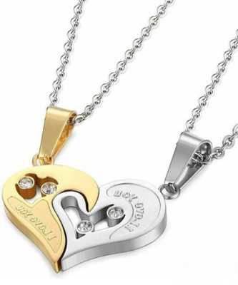m a enterprises F 392_JSE-yellow pndnt +21 Silver Stone Pendant Set