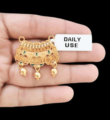 DIVS FASHION UNIQUE MANGALSUTRA PENDANT WITH GOLD PLATED Gold-plated Brass Pendant