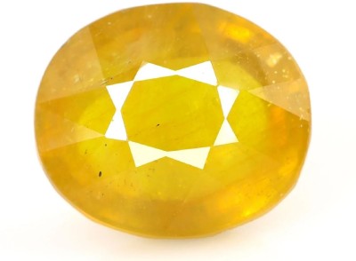 barmunda gems 4.25 Ratti Yellow Sapphire Stone Original Certified Pukhraj Gemstone Sapphire Stone