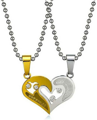 EndlessFashion C 320_JSE-sanu-yllw hut but Gold-plated Stone Pendant Set