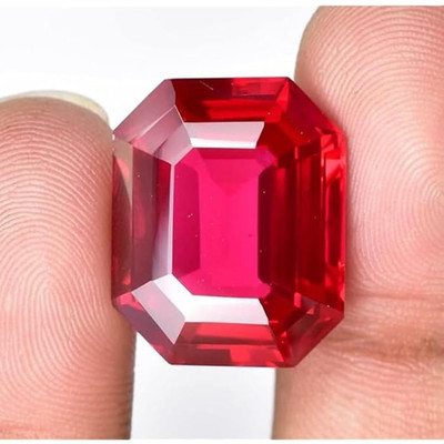 JEMSPRIME 11.25 Ratti Natural Burma Ruby Manik Birthstone Stone Original Earth Mind Ruby Stone