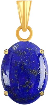 Suruchi Gems & Jewels Lapis Lazuli 6.25 Ratti or 5.50 Ct Panchdhatu (5 Metal) Men and Women Gold-plated Alloy Pendant