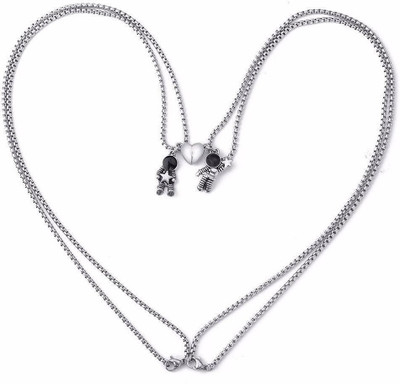 m a enterprises F 97_JS sema-robot 98 Silver Stone Pendant Set