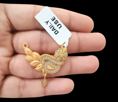 DIVS FASHION Fancy and trendy mangalsutra pendant Gold-plated Brass Pendant