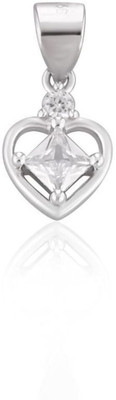 Shubhamkriti Jewels Heart Locket Centerpiece 925 Silver Locket