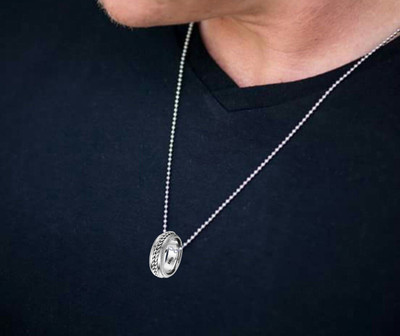 EndlessFashion F 372_JSE-SY-SPINER Silver Stone Pendant Set