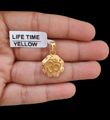 DIVS FASHION Om pendent with micro gold plated Gold-plated Brass Pendant