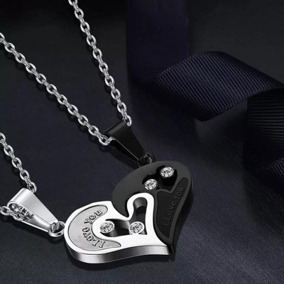 Teeragaj Silver Stone Pendant Set