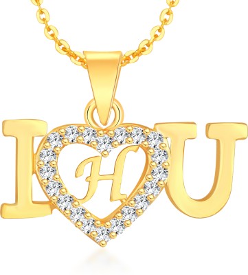 IGA COLLECTION Gold-plated Crystal, Zircon Brass, Copper Pendant Set