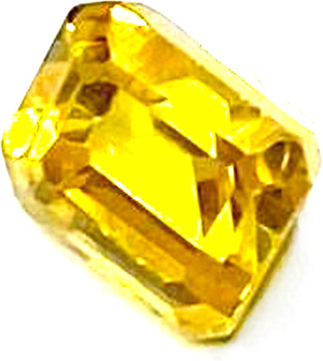 Mahant Ji Pure and Natural Yellow Pukhraj with Lab Tested Certificate Between 6 to 8 Carat Sapphire Stone
