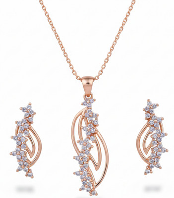 forevershine Alloy Rose Gold Jewellery Set(Pack of 1)