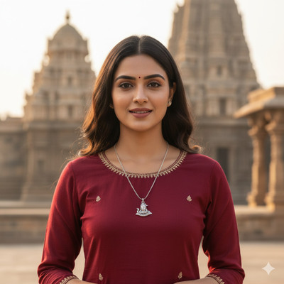 MyFlips Shiv Pendant for Women Mahadev Locket for Shiv Bhagat Locket Sterling Silver Alloy Pendant