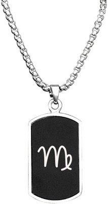 M Men Style Elegant Zodiac Sign Pendant Shine with Confidence Necklace Metal Pendant