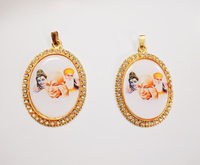 GURUJI CREATION Plastic, Stone Pendant Set