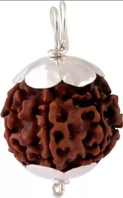 CRGO Original Nepali Five Faced / 5 Mukhi Rudraksha Bead--5-PIECE-RD-271 Wood Locket