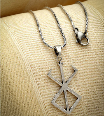 Rgulus men chain | men pendant chain | boys locket | boys chain locket | men pendant Rhodium Alloy Locket Set