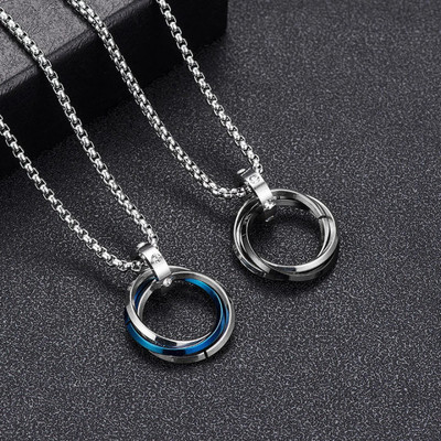 Murliwala Lockets For Men | Men Pendant | Pendant For Boys | RIng Locket Rhodium Alloy Pendant Set
