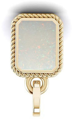 SIDHGEMS Natural Opal 10.25 Ratti ASHTdhatu Pendant Original Certified Opal StonePendant Gold-plated Opal Brass Pendant