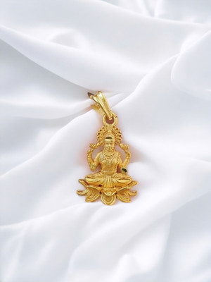 SAPNAPALACE LAXMI JI ONE GRAM GOLD CLASSIC PENDANT Gold-plated Brass Pendant