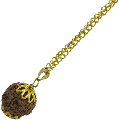 Kuttumb Gems & Jewels Gold-plated Beads Brass, Wood Pendant