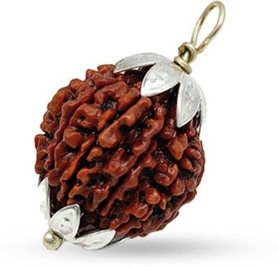 BHAGYA G 11 Mukhi/Eleven Mukhi/ Rudraksha Origional With Lab Certified, Shiv Shakti Beads Wood Pendant