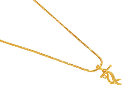 RKGCraft Religious Chain Pendant Set Gold-plated Alloy Pendant Set