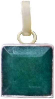 Takshila Gems Natural Emerald Pendant in Silver 7.25 Ratti / 6.52 Carat Lab Certified Emerald Stone Locket