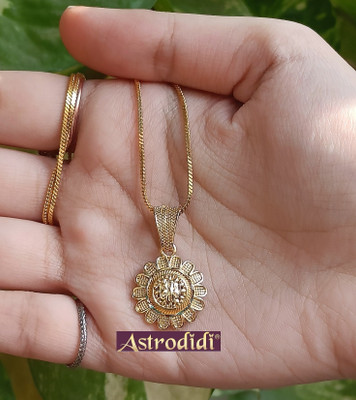 Devadidev Gold-plated Brass Pendant