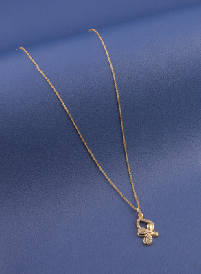 VPCREATION Cubic Zirconia, Diamond Gold-plated Plated Copper, Alloy Necklace