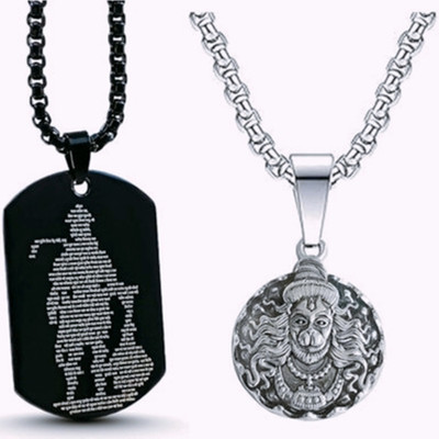 LASHIFY Fashion long chain 21 inch A-4 Brass Brass Locket Set