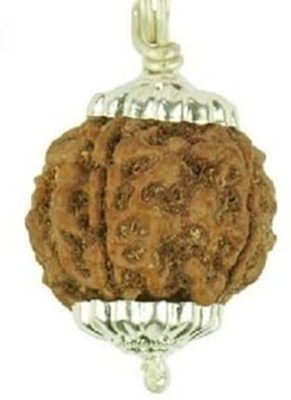 Beautum 5 Mukhi/Faced Nepali Rudraksha Natural & Astrological Rudraksha Wood Pendant