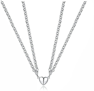 Teeragaj C 812_RR JSE-MAGNET PENDENT Rhodium Stone Pendant Set