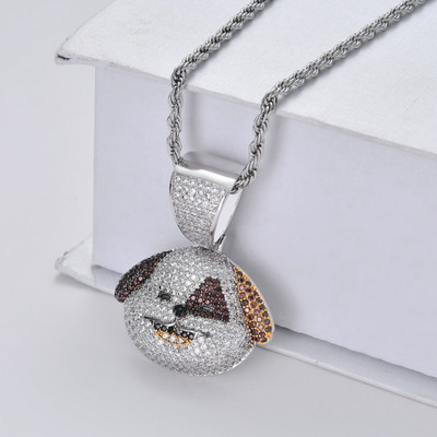 Salty Alpha Charm Neck Chain for Men & Boys | Long Necklace | Aesthetic Jewellery Stainless Steel Locket Set