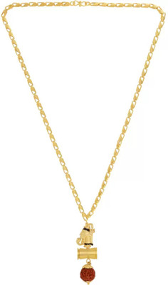 LABHUBAMON 1 gram Pendant set With chain “20” Inches for man and boy New design new year Gold-plated Plated Copper Chain Set