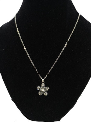 Samyak Fashions Chain pendant set Steel Pendant Set