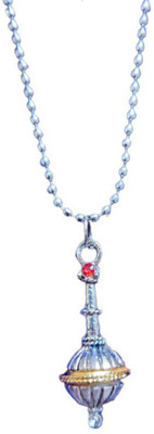 PLACIDO Pendant Locket Stylish, Fancy Silver Zinc Pendant Set