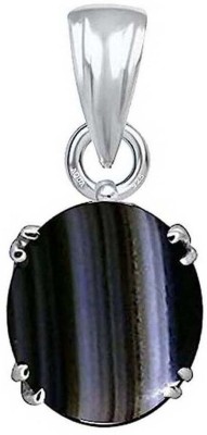 AQUAGEMS Sulemani Hakik 9.25 Ratti or 8.50 Ct Gemstone Men & Women bis Hallmark 925 Sterling Silver Stone Pendant