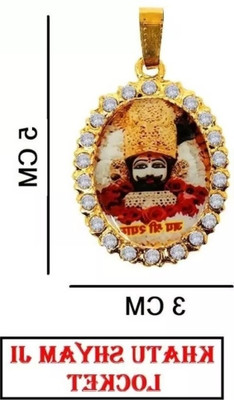 Animated F 60_JS KHATU LOCKET g963_113 Stone Pendant Set