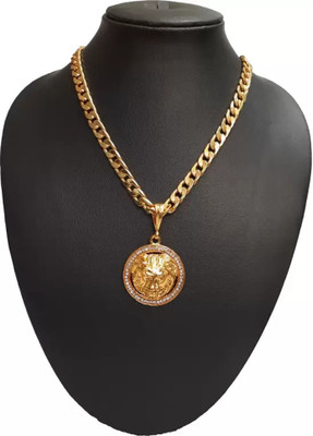 LABHUBAMON 1 gram Pendant set With chain “20” Inches for man and boy New design new year Gold-plated Plated Copper Chain Set