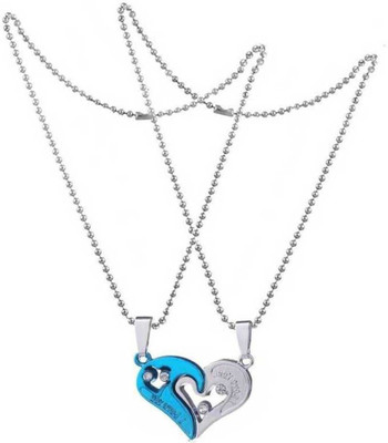 Animated F 774_RR JSE-blue pendant_71 Silver Stone Pendant Set